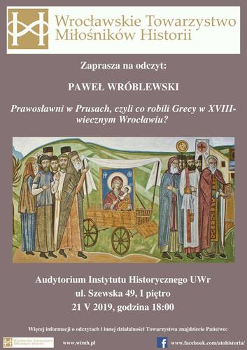 image: Dr Paweł Wróblewski o Grekach w XVIII-wiecznym Wrocławiu